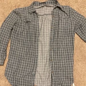 brandy melville blue-gray flannel